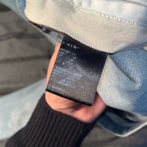 Amiri Jeans Flocked Size 32 - Picture 10 of 13